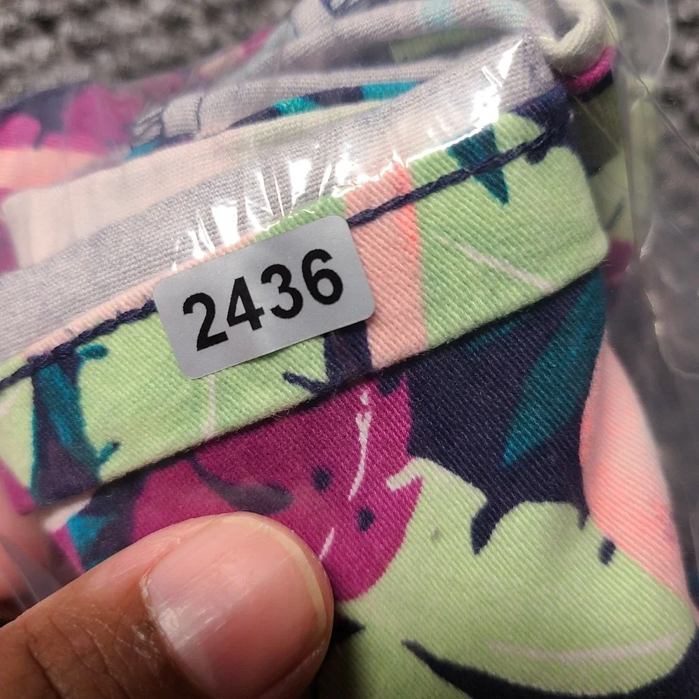 Gymboree Girls Sunny Adventure Chino Shorts 10 Flamingo Tropical Navy Pink 2436